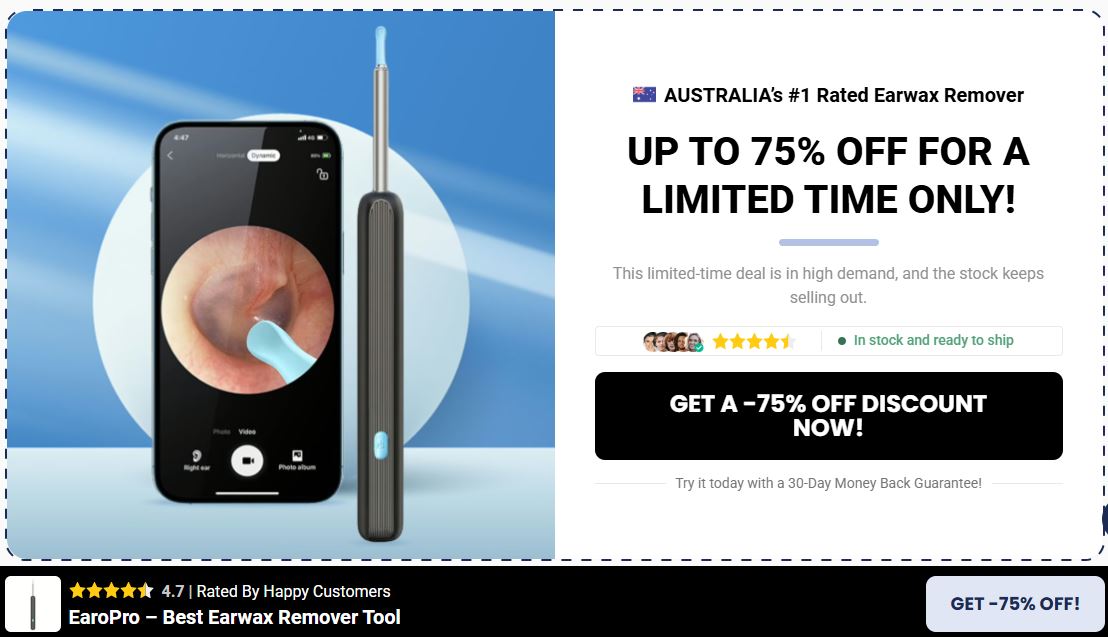 EaroPro Earwax Remover AU 2025: Benefits, Side Effects, Customer Results, Pricing & Best Place to Buy Online