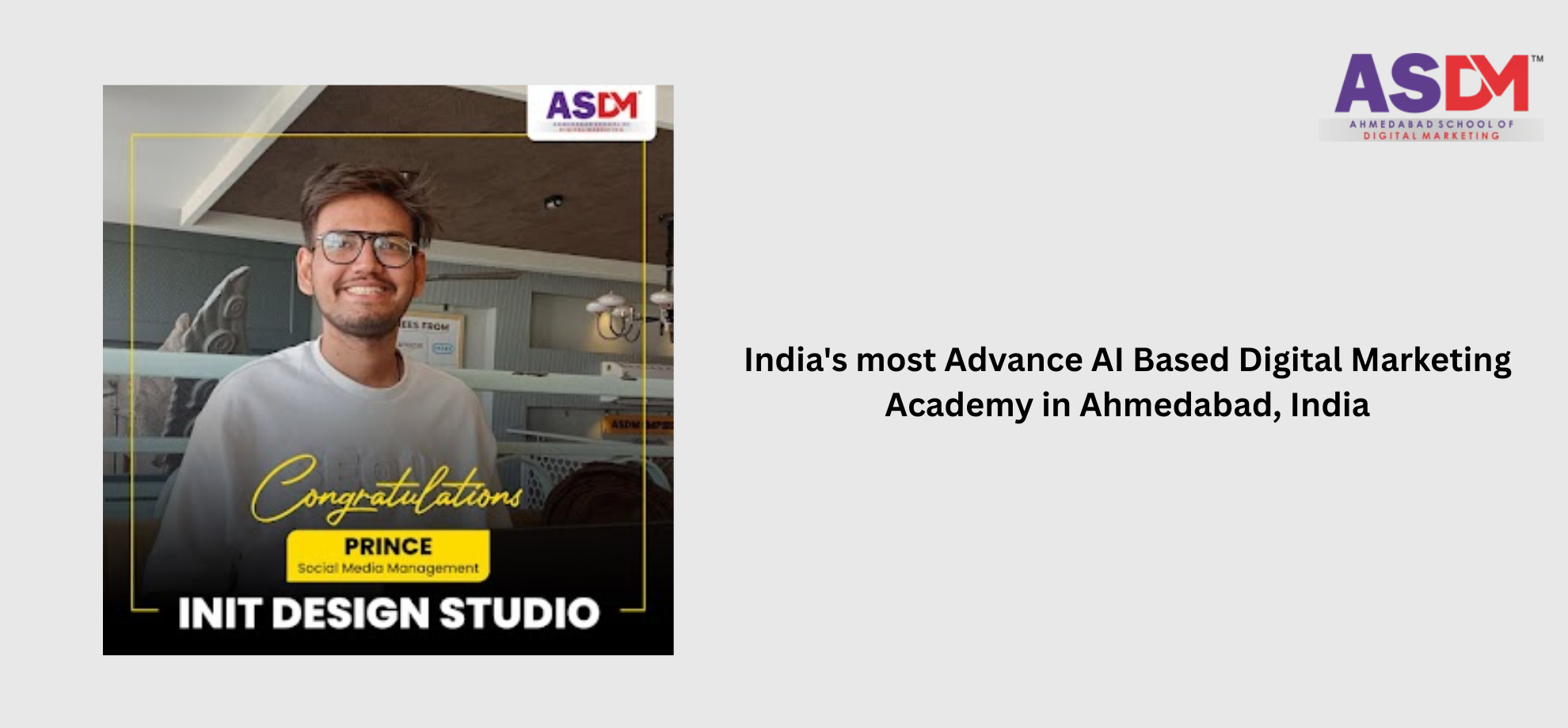 India’s most Advance AI Based Digital Marketing Academy in Ahmedabad, India