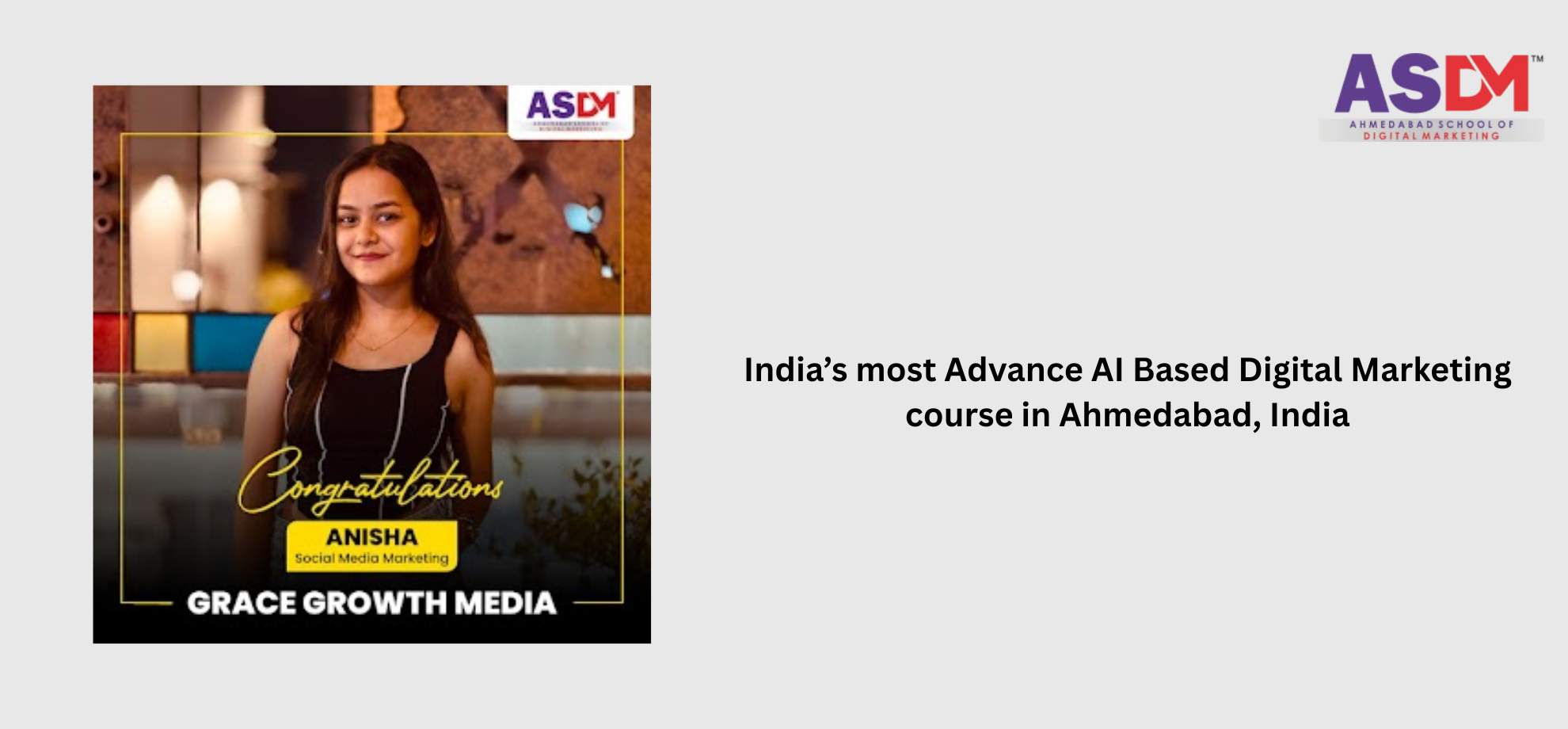 India's most Advance AI Based Digital Marketing course in Ahmedabad, India