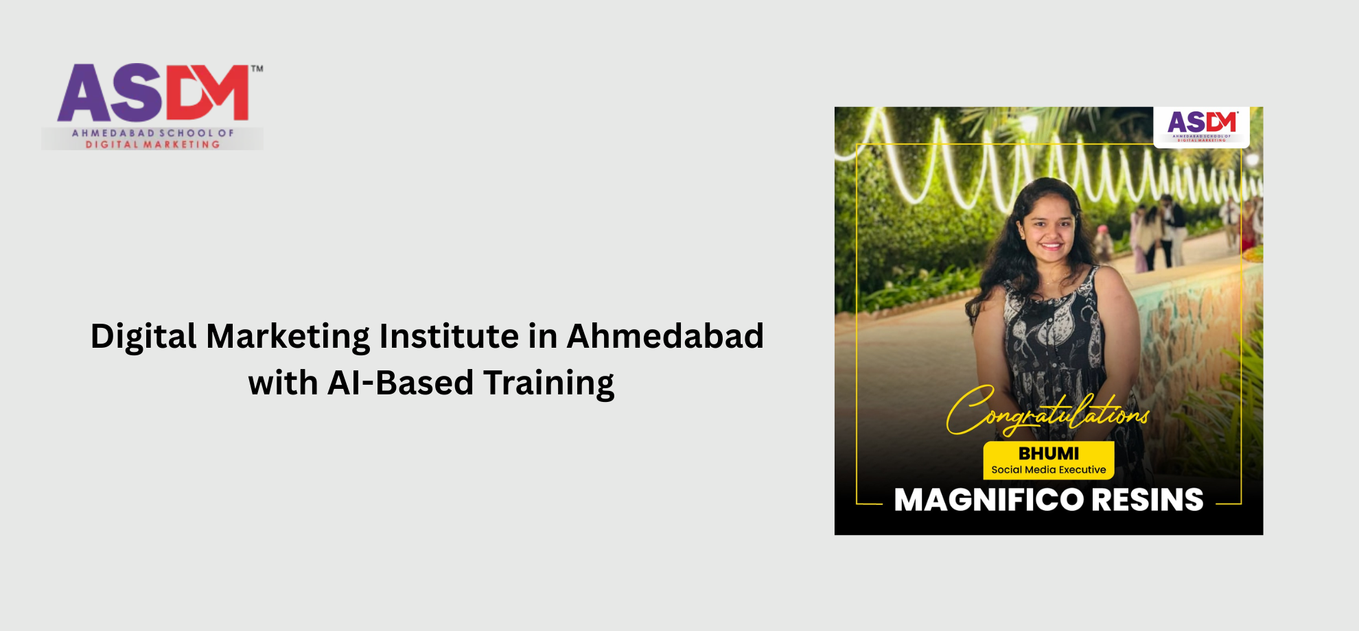 Digital Marketing Institute in Ahmedabad with AI-Based Training