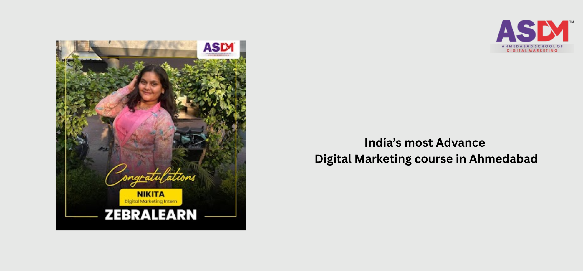 India's most Advance Digital Marketing course in Ahmedabad