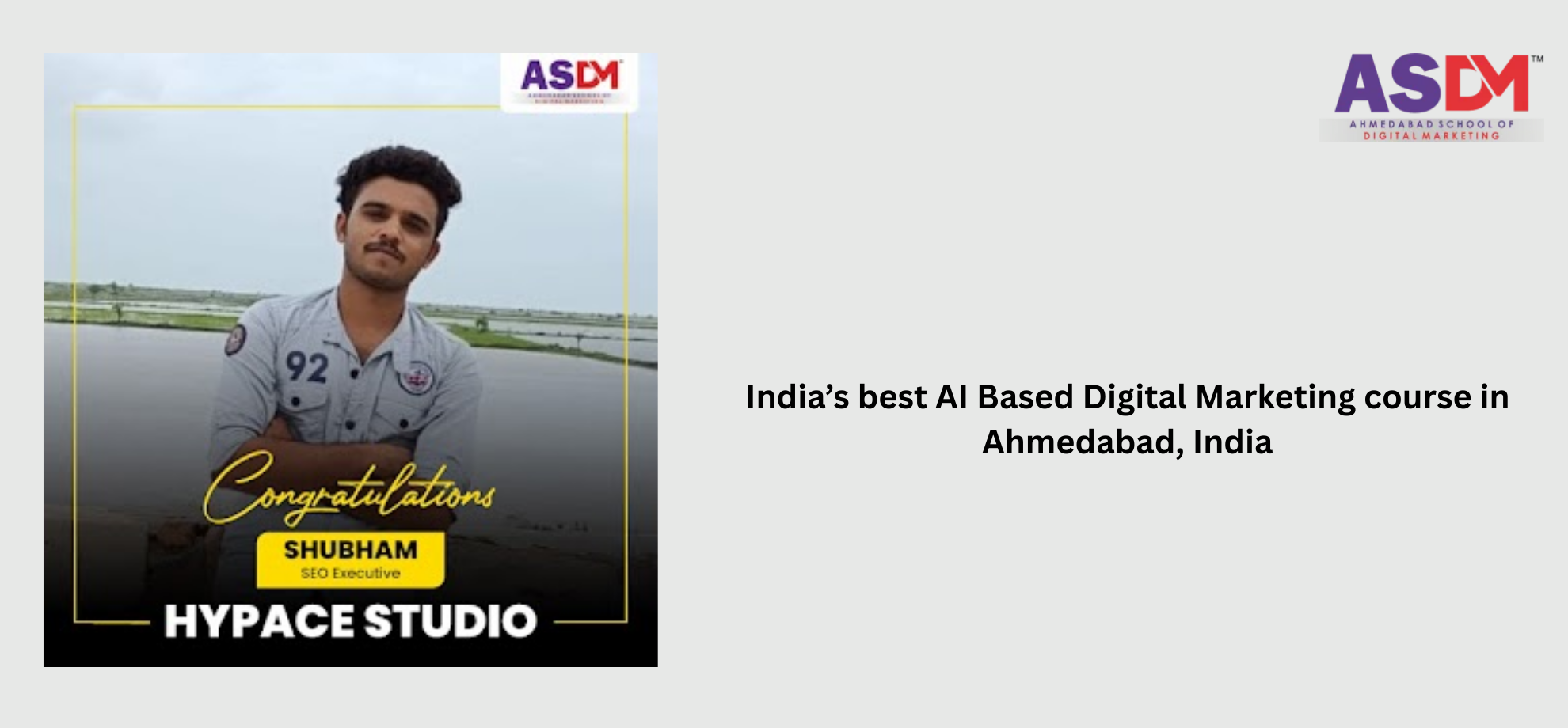 India's best AI Based Digital Marketing course in Ahmedabad, India