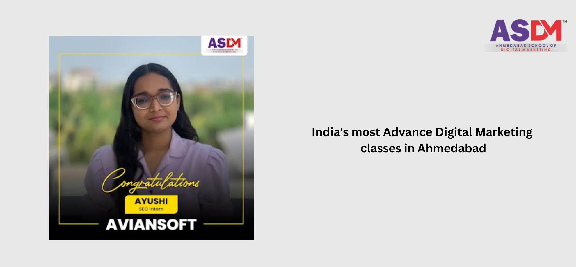 India's most Advance Digital Marketing classes in Ahmedabad