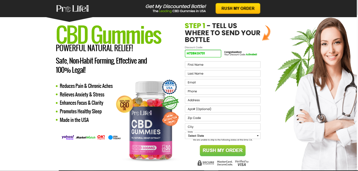 Pro Life CBD Gummies – A Natural Way to Ease Stress, Pain & Sleep Issues!