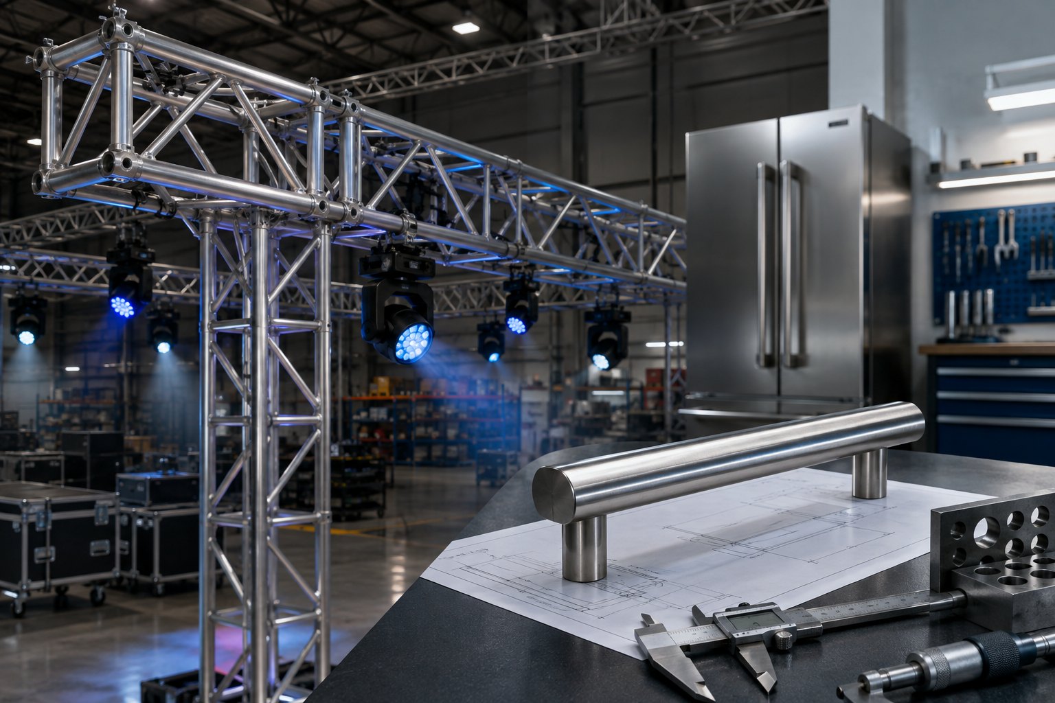 What Connects a Stage Truss to a Refrigerator Door? The Engineering Behind Everyday Metal Components