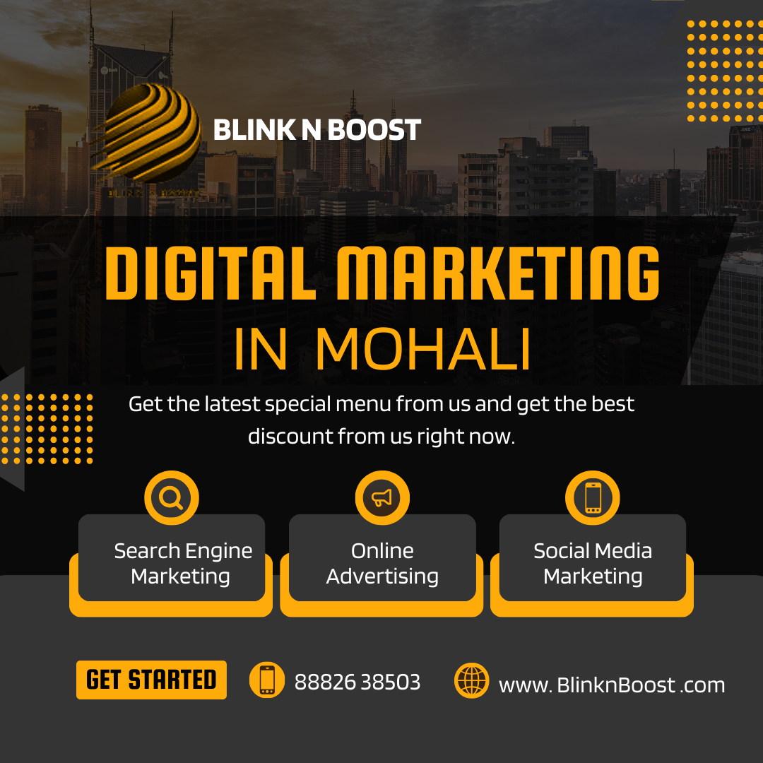 Digital marketing company in tricity — BlinknBoost
