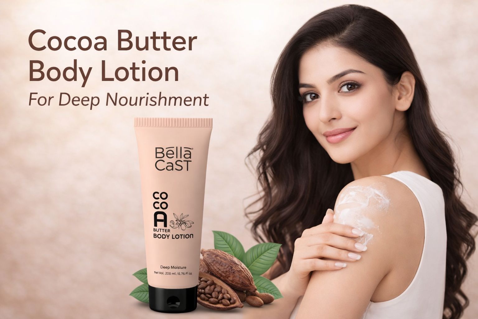 Cocoa Butter Body Lotion For Deep Nourishment