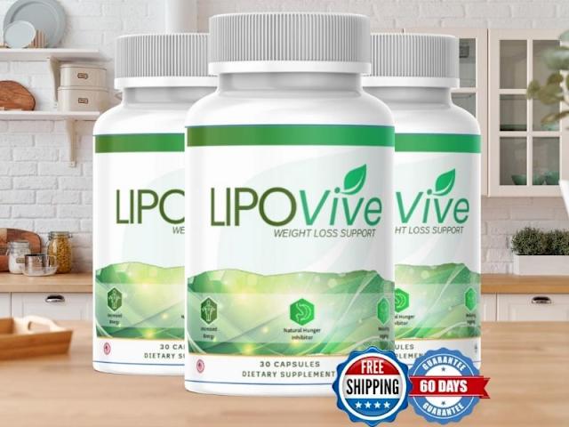 LipoVive Natural Slimming Capsules – Energy & Weight Support