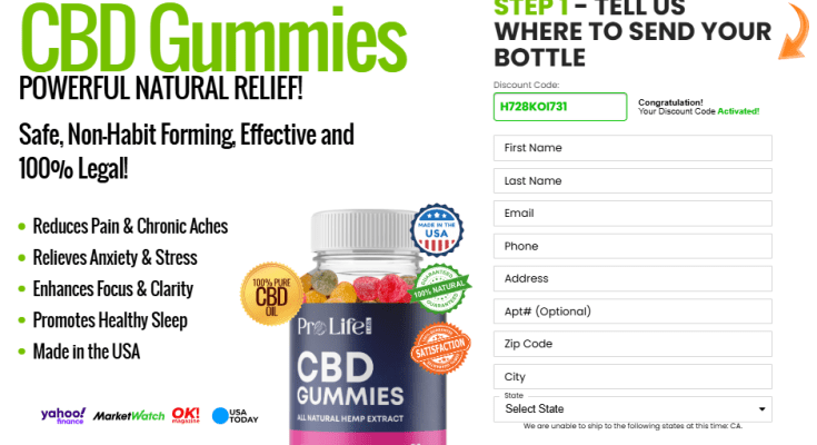 Sleep Better and Stress Less with Pro Life CBD Gummies