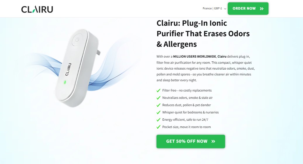 Clairu Air Purifier UK – Pros, Cons & Customer Experiences!