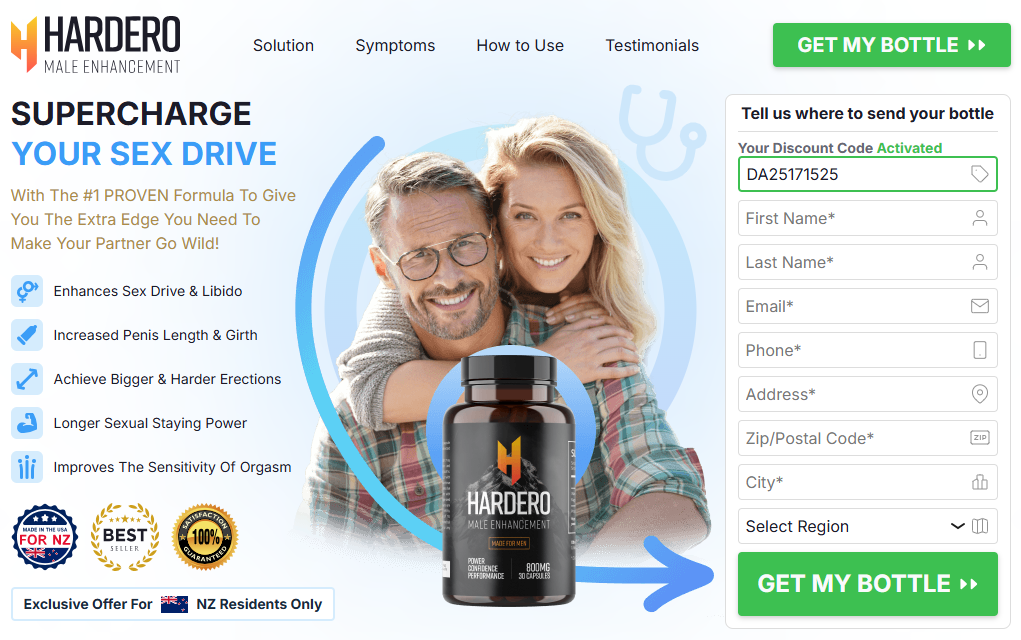 Hardero Male Enhancement Capsules NZ Pills Reviews?