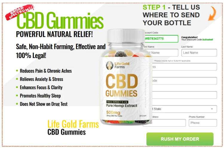 Life Gold Farms CBD Gummies Official Website Offer?