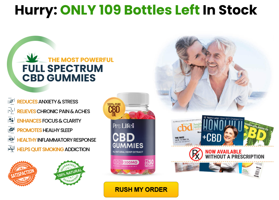 Pro Life CBD Gummies Reviews for Stress Relief! Buy Now