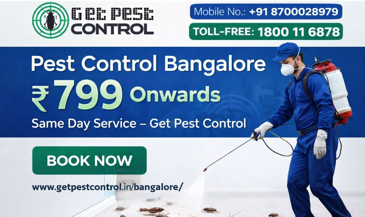 Pest Control Bangalore ₹799 Onwards | Same Day Service – Get Pest Control