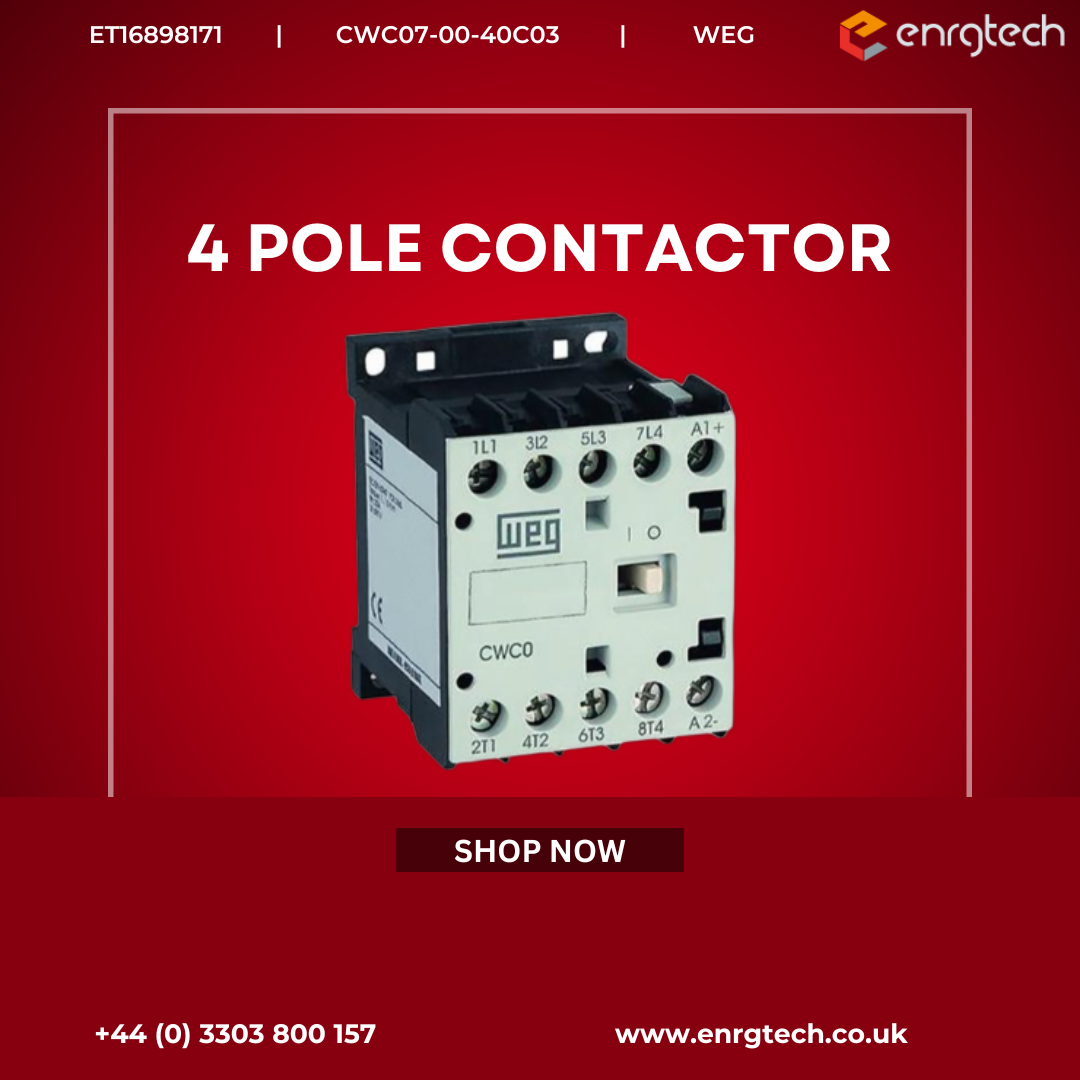 What Makes the WEG CWC07-00-40C03 4 Pole Contactor Ideal for Your Electrical Needs?