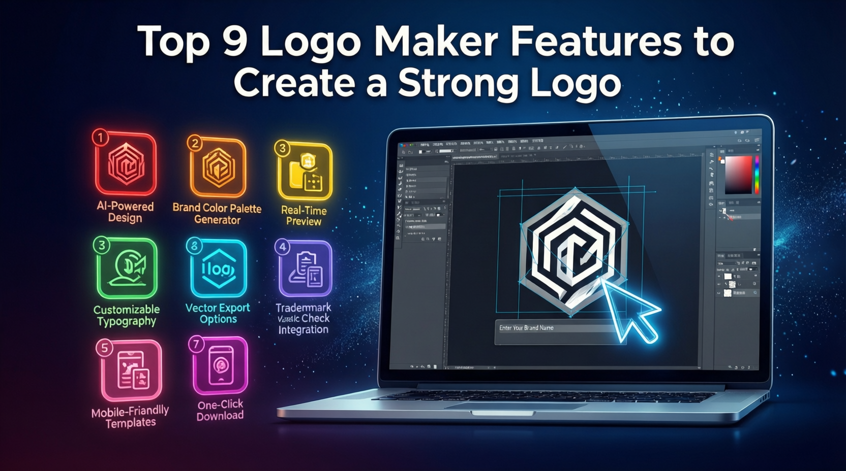 Top 9 Logo Maker Features to Create a Strong Logo