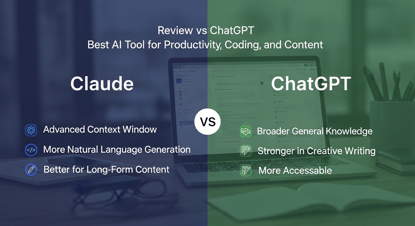 Claude vs ChatGPT Review: Best AI Tool for Productivity, Coding, and Content