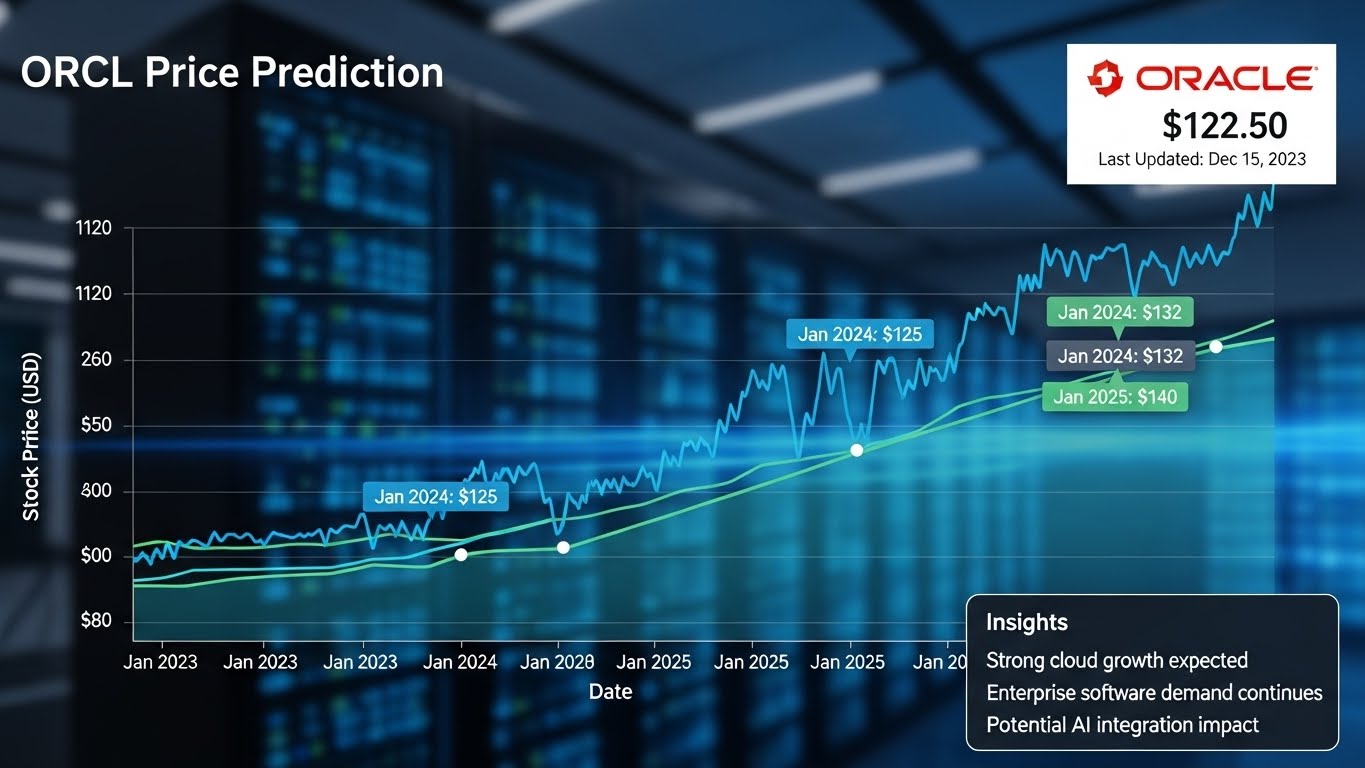 Oracle Share Price Forecast: ORCL Stock Price Prediction & Insights