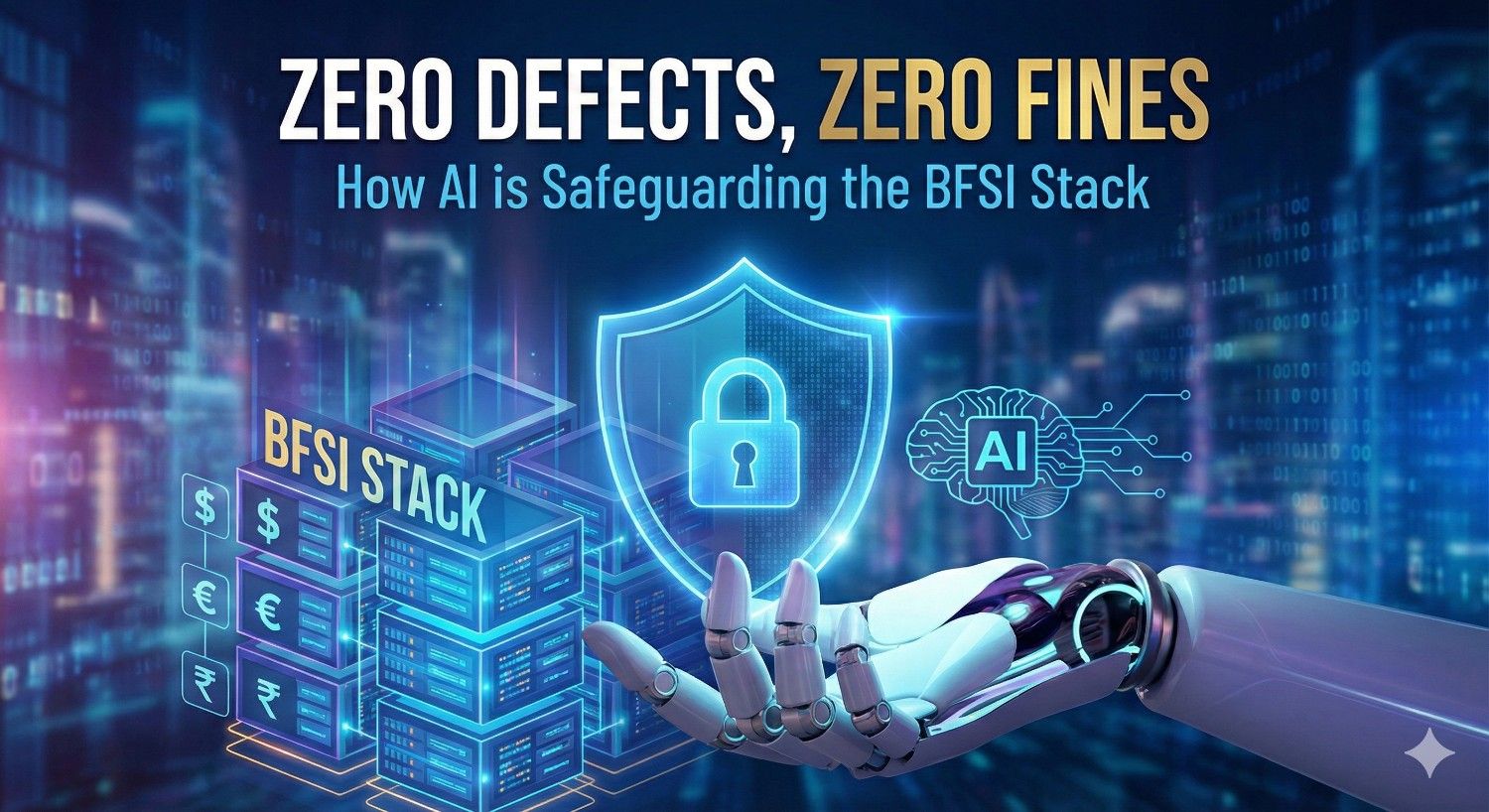 Zero Defects, Zero Fines: How AI is Safeguarding the BFSI Stack 