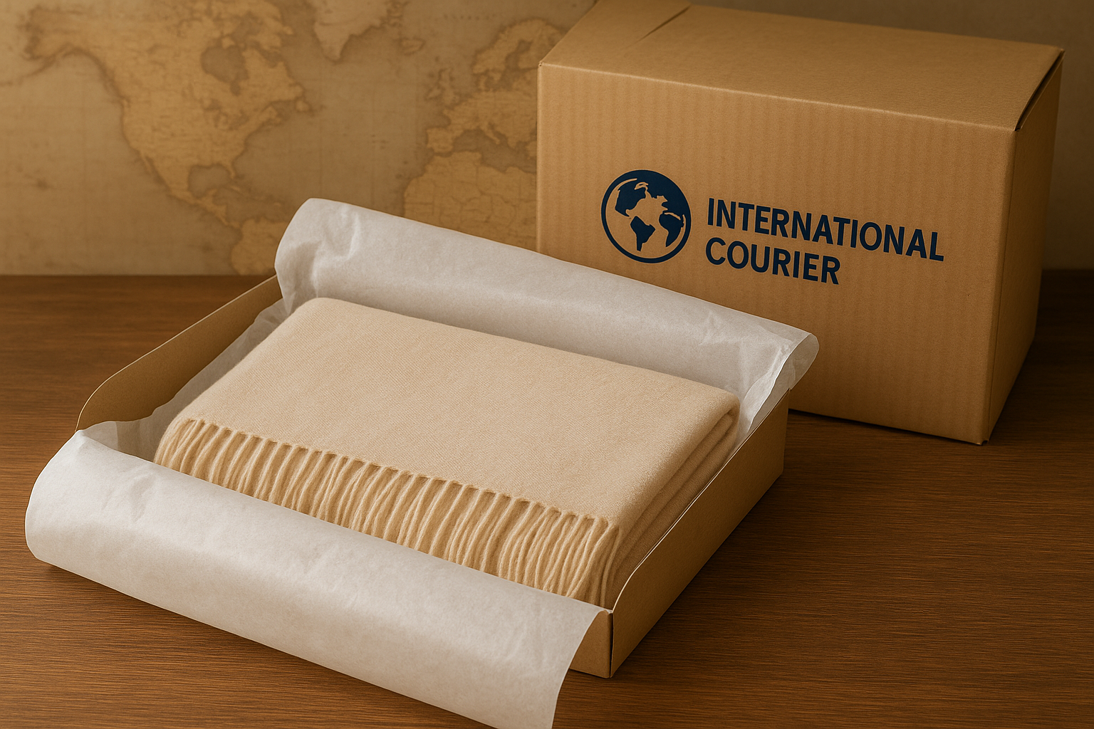 Exporting Pashmina Shawls to Australia: A Courier Service Guide