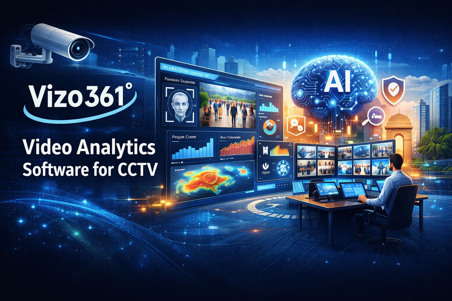 Vizo361° Video Analytics Software for CCTV: Redefining Intelligent Surveillance