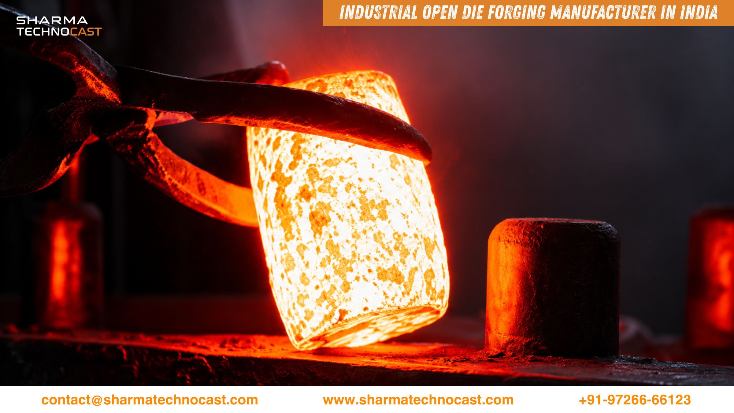 Industrial Open Die Forging Manufacturer in India | Sharma Technocast