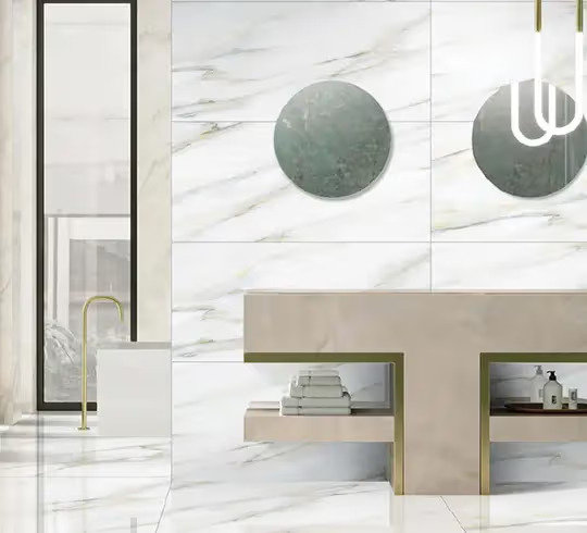 Upgrade Interiors With Refined Statuario Porcelain Tiles 