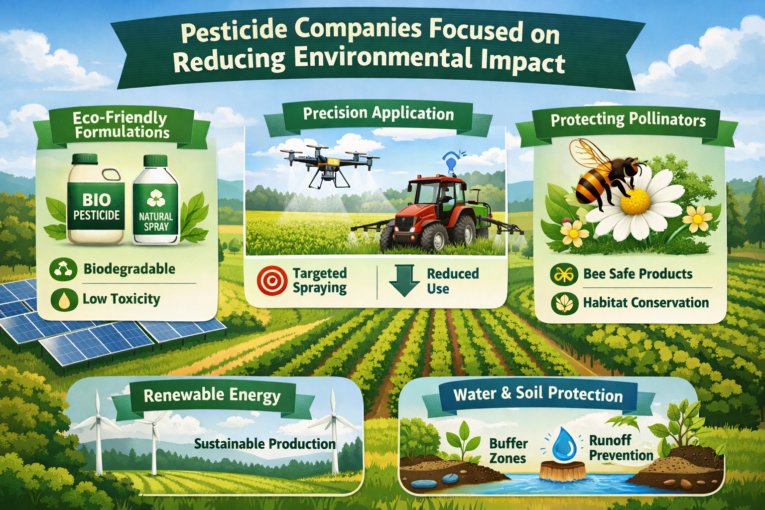 Pesticide Companies Focused on Reducing Environmental Impact