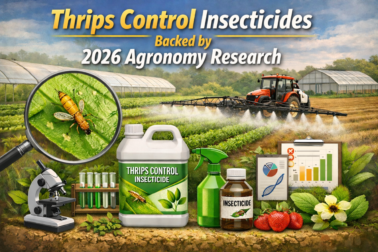 Thrips Control Insecticides Backed by 2026 Agronomy Research