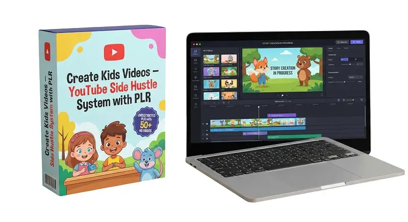 (PLR) Create Kids Videos YouTube Side Hustle System Review 2026