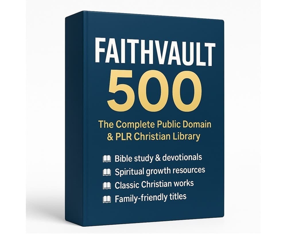 FaithVault 500 w/ Unrestricted PLR Review 2025