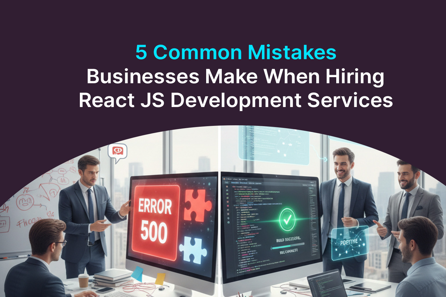 5 Common Mistakes Businesses Make When Hiring React JS Development Services