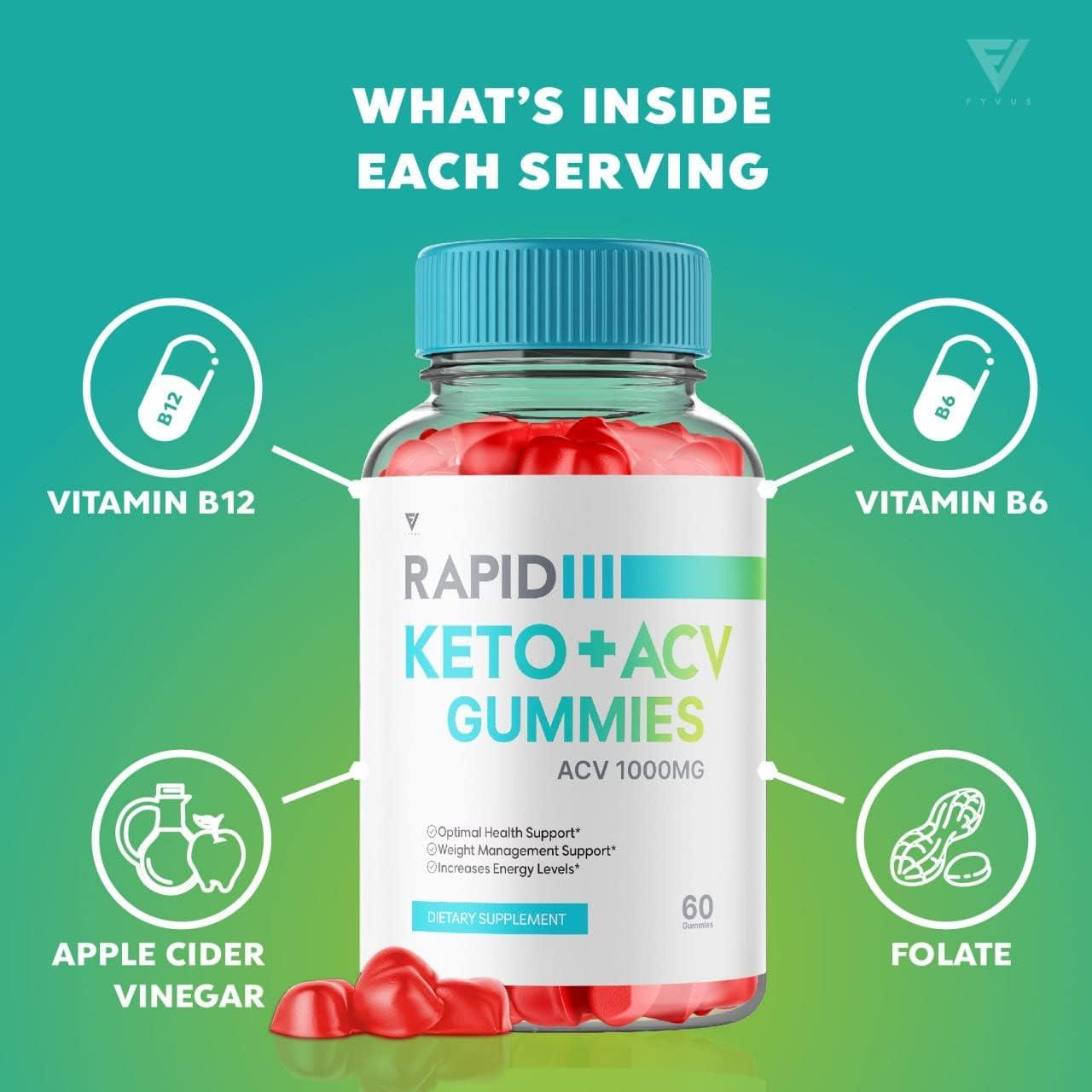 Rapid Keto ACV Gummies Reviews: Weight Loss Pills That Work or Scam?