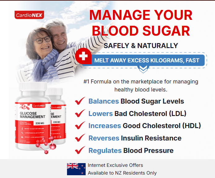 CardioNex Glucose Management™ New Zealand Is a Game Changer for Glucose Control