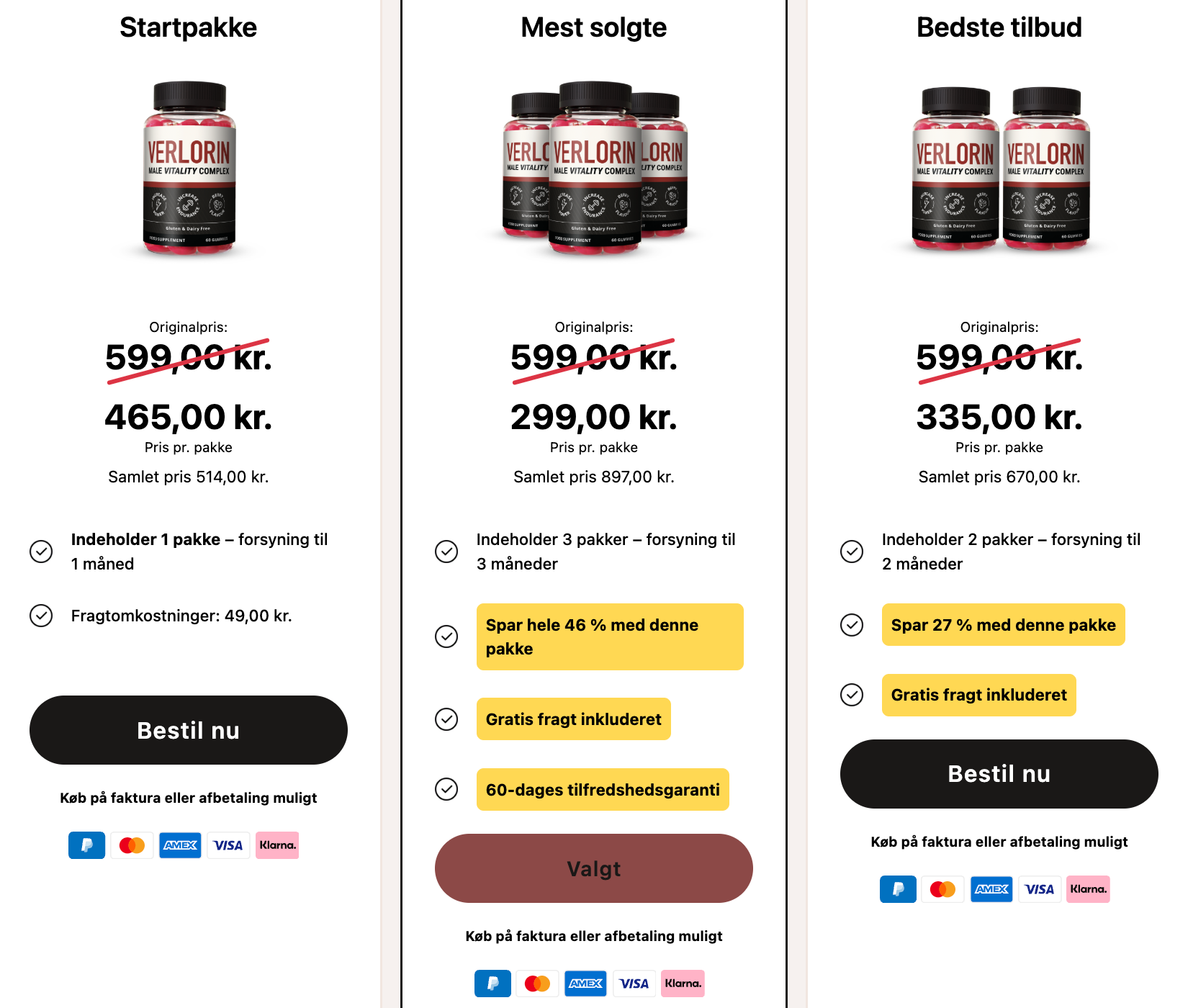 Verlorin Male Enhancement Gummies Danmark: Boost udholdenhed og testosteron naturligt