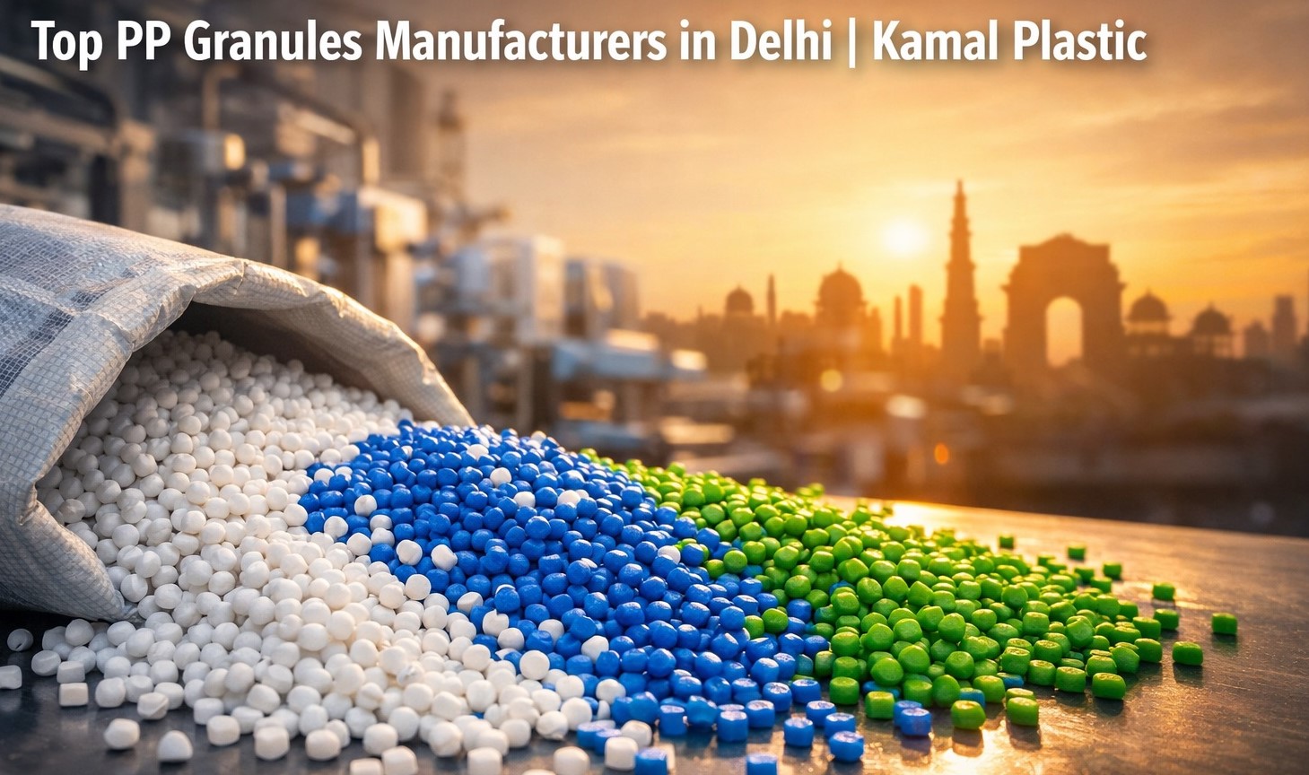 Top PP Granules Manufacturers in Delhi | Kamal Plastic