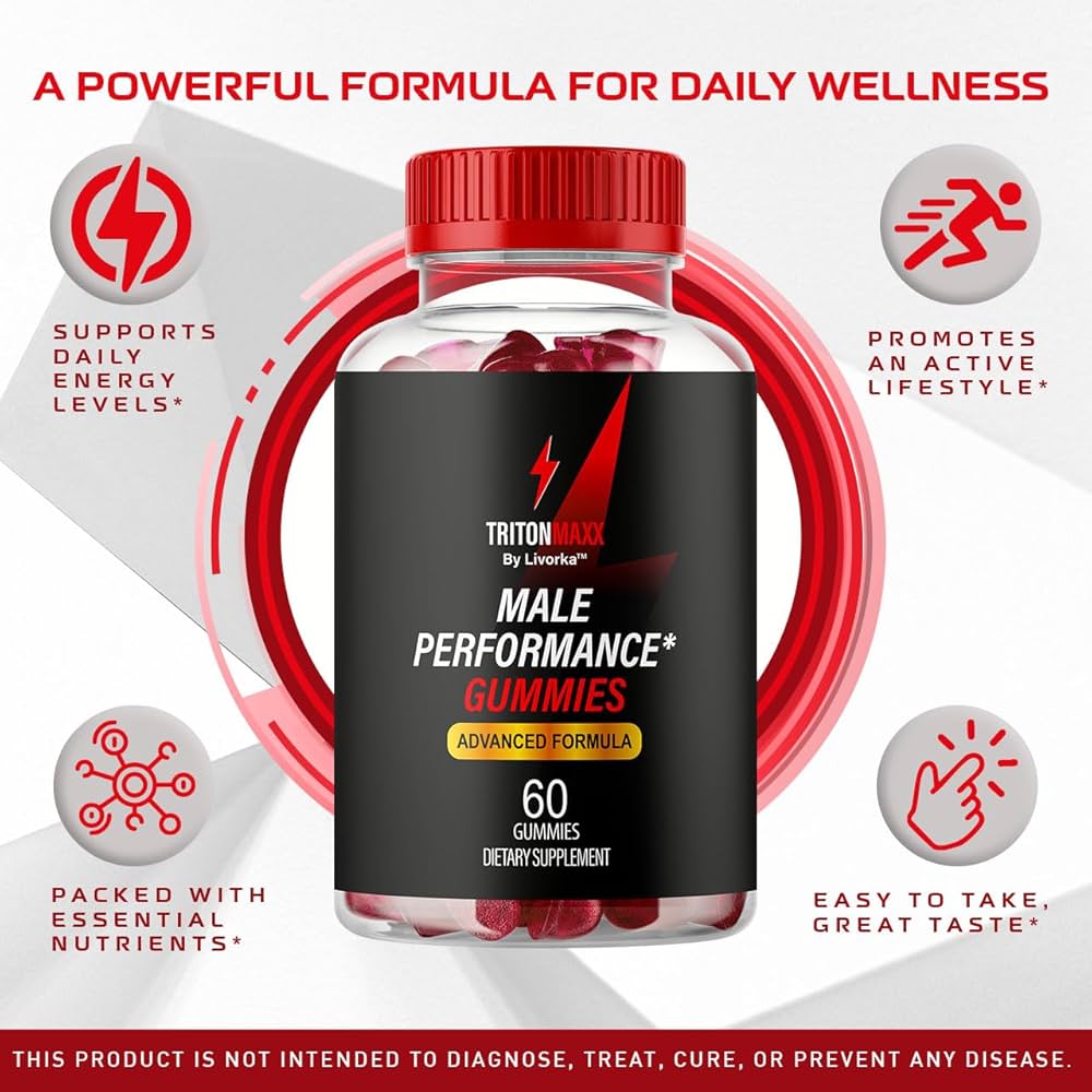 Tritonmax Gummies The Natural Way to Support Male Vitality