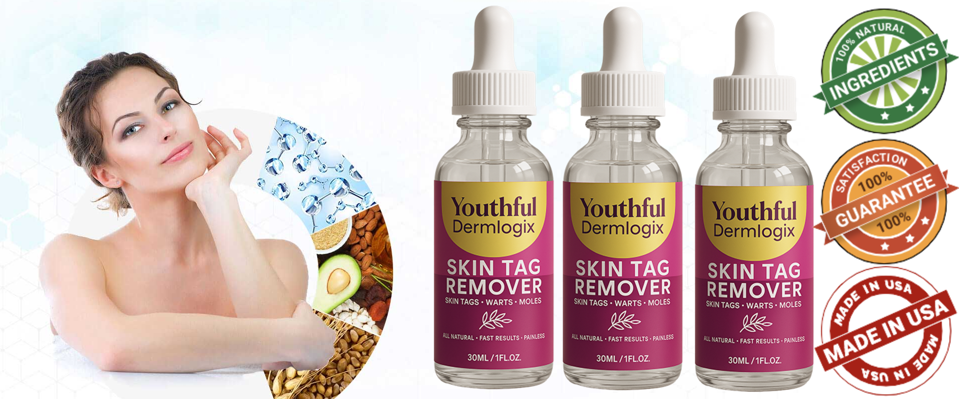 Youthful Dermalogix Skin Tag Remover (USA Offer) Transform Skin Naturally – No Surgery, No Scars