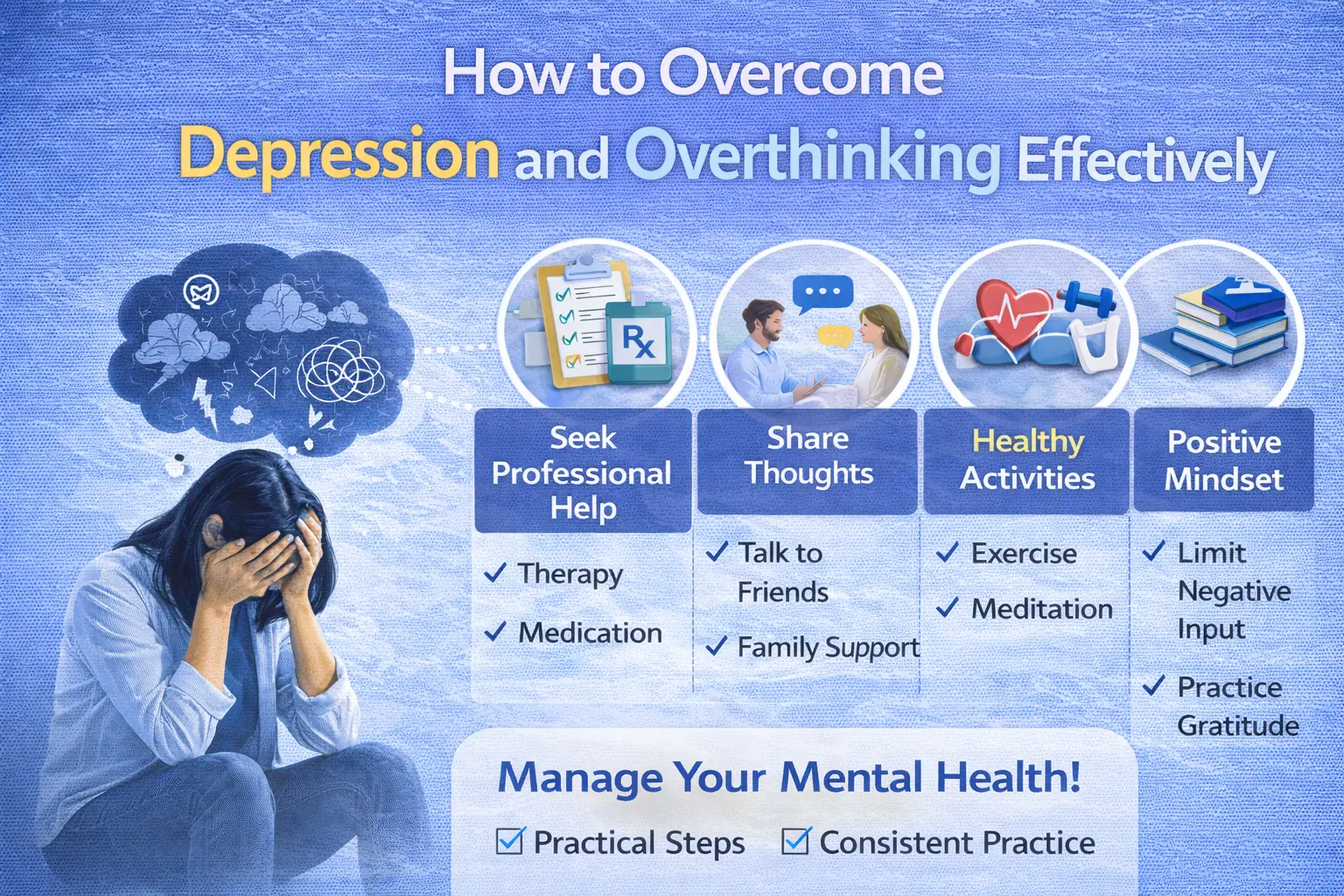 How to Overcome Depression and Overthinking Effectively