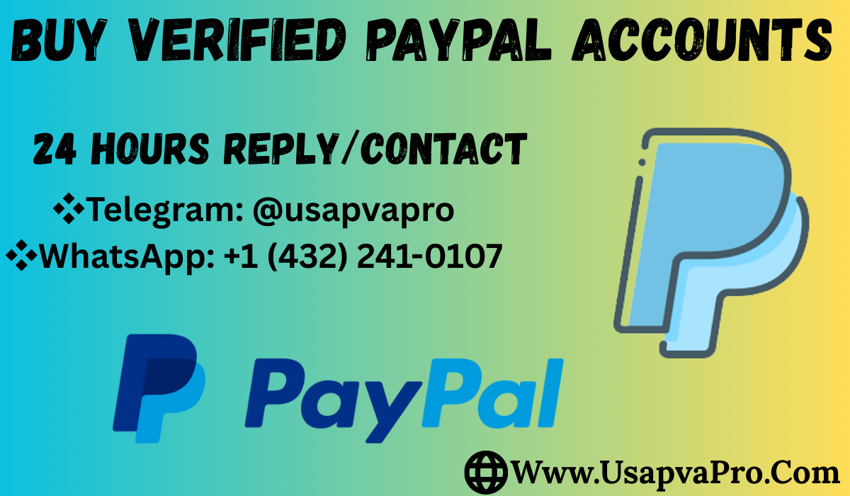 Verified PayPal Account Seller With Fast Delivery