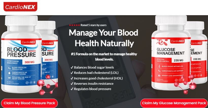 CardioNEX Glucose Management USA – Trusted Supplement for Balanced Glucose Levels