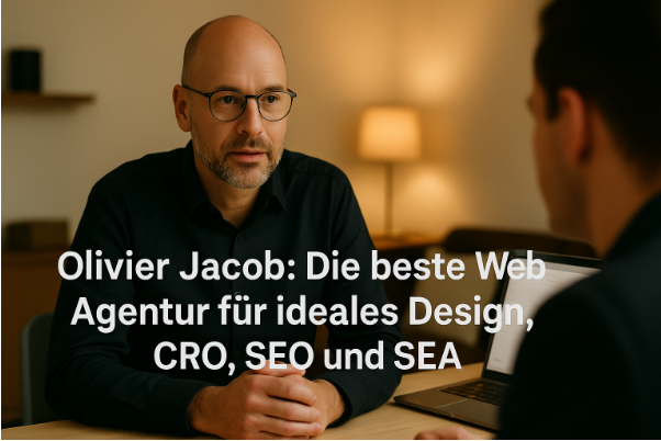 Digitale Exzellenz, die Ergebnisse schafft mit Olivier Jacob und der Anspruch an perfekte Weblösungen
