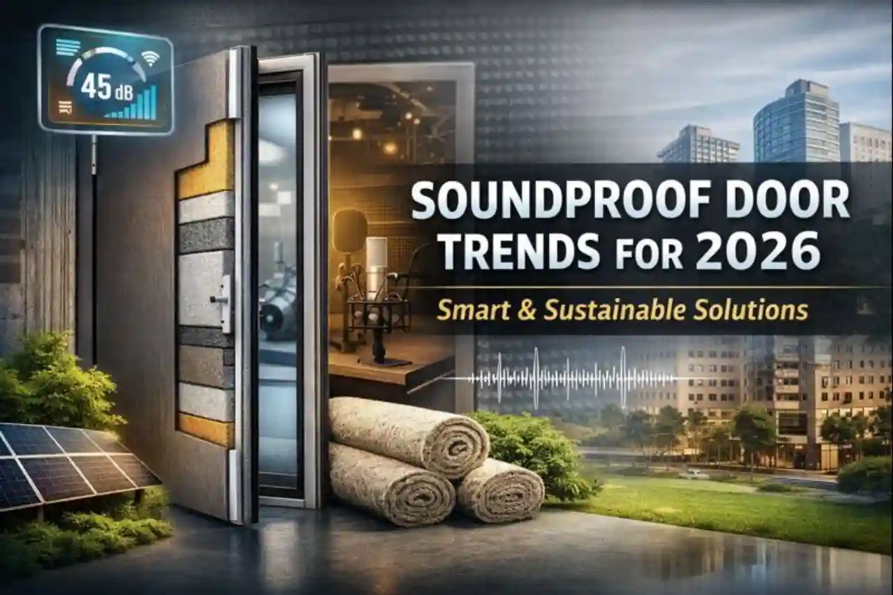 Soundproof Door Trends for 2026: Smart and Sustainable Acoustic Solutions