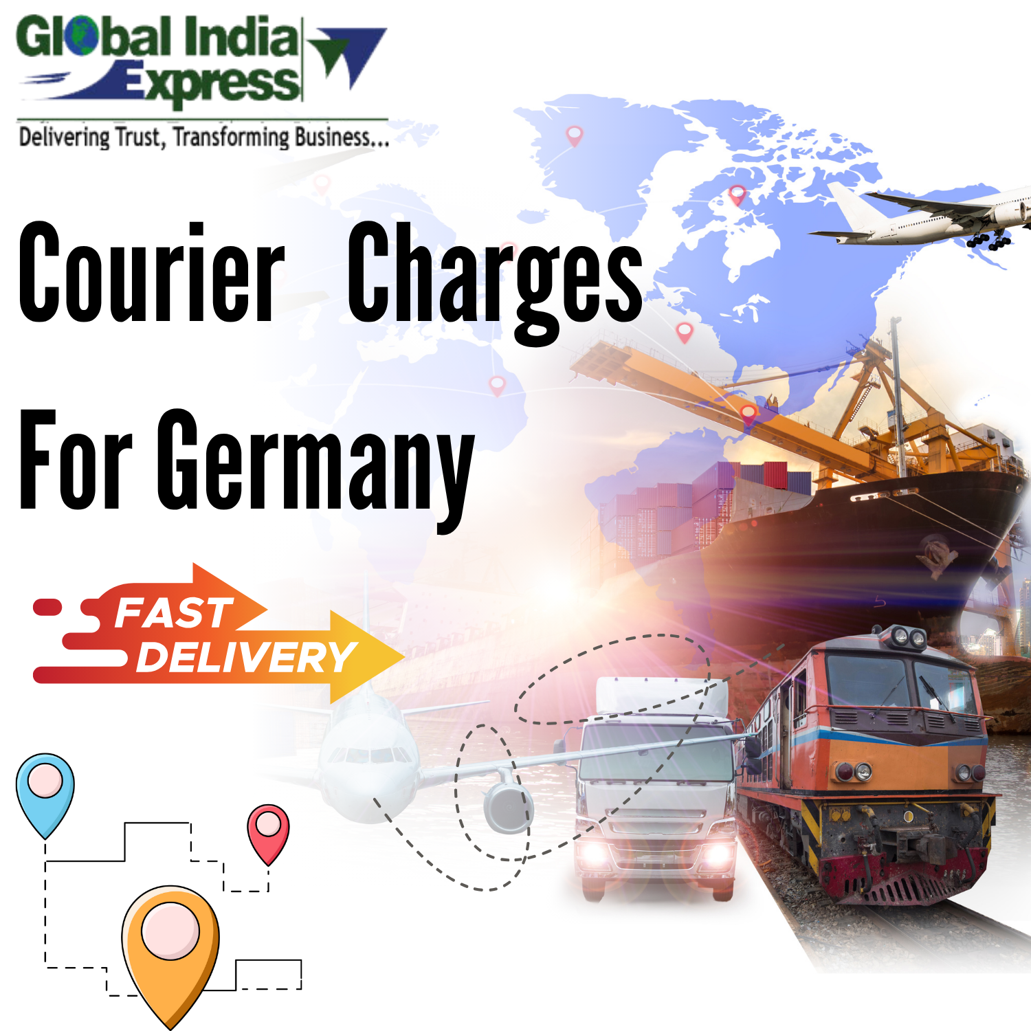 Courier Charges to Germany – Global India Express