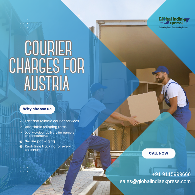 Courier Charges for Austria – Fast & Affordable Shipping from India