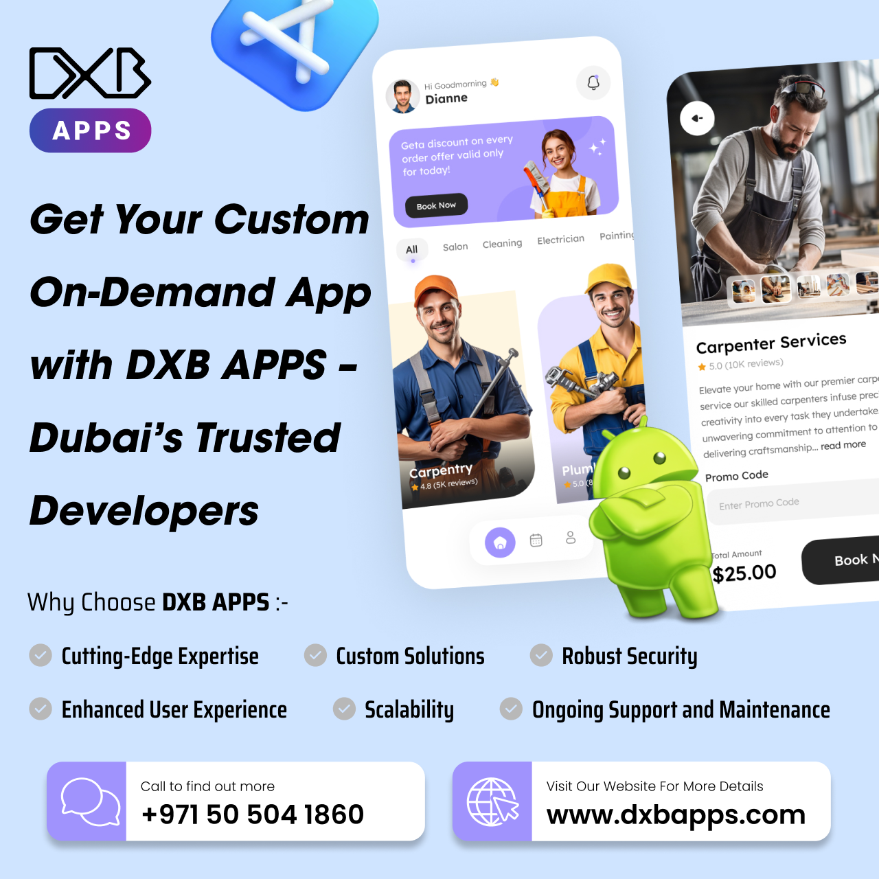 DXB APPS is Leading mobile app development company for top apps