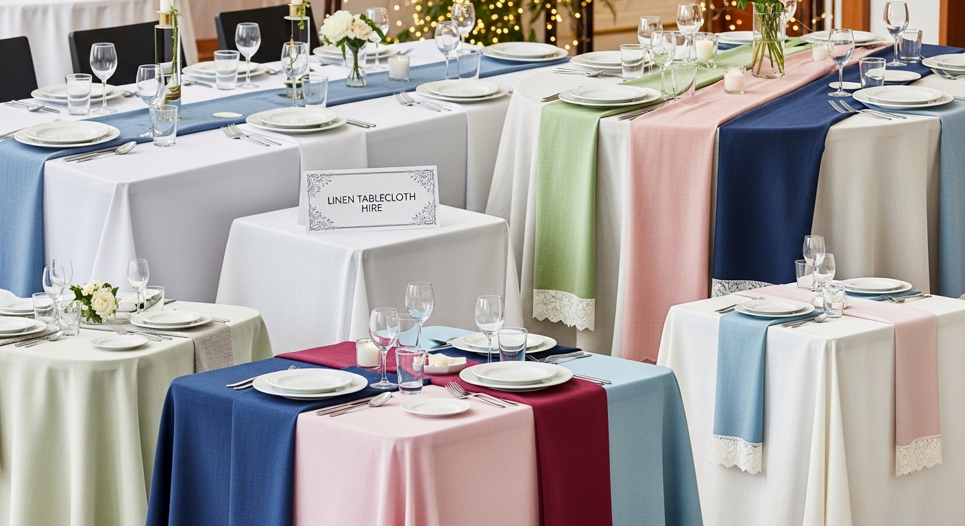 Why You Should Seek Services Of Linen Tablecloth Hire