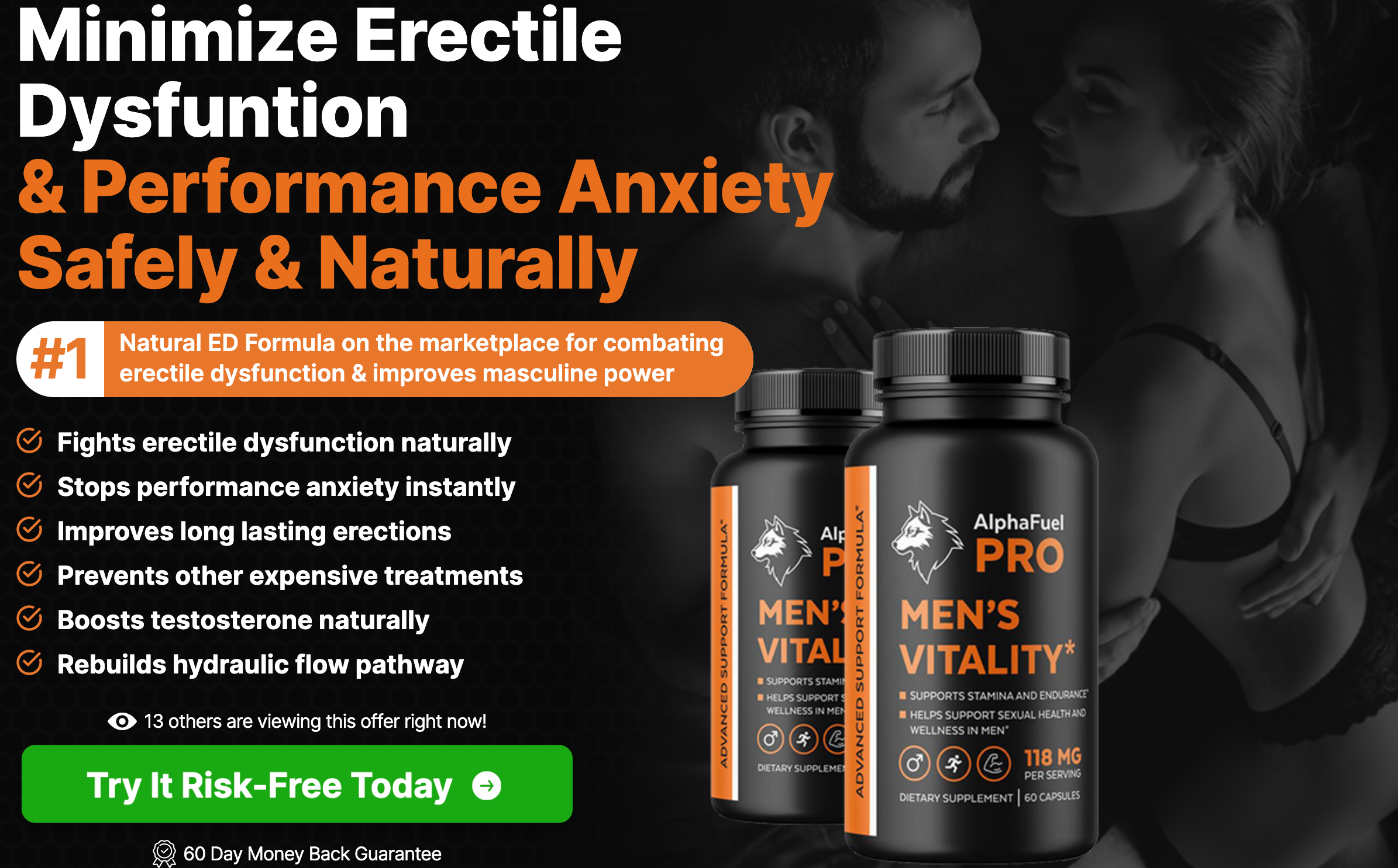 AlphaFuel Pro Male Enhancement ED: The #1 Rated Natural ED Formula