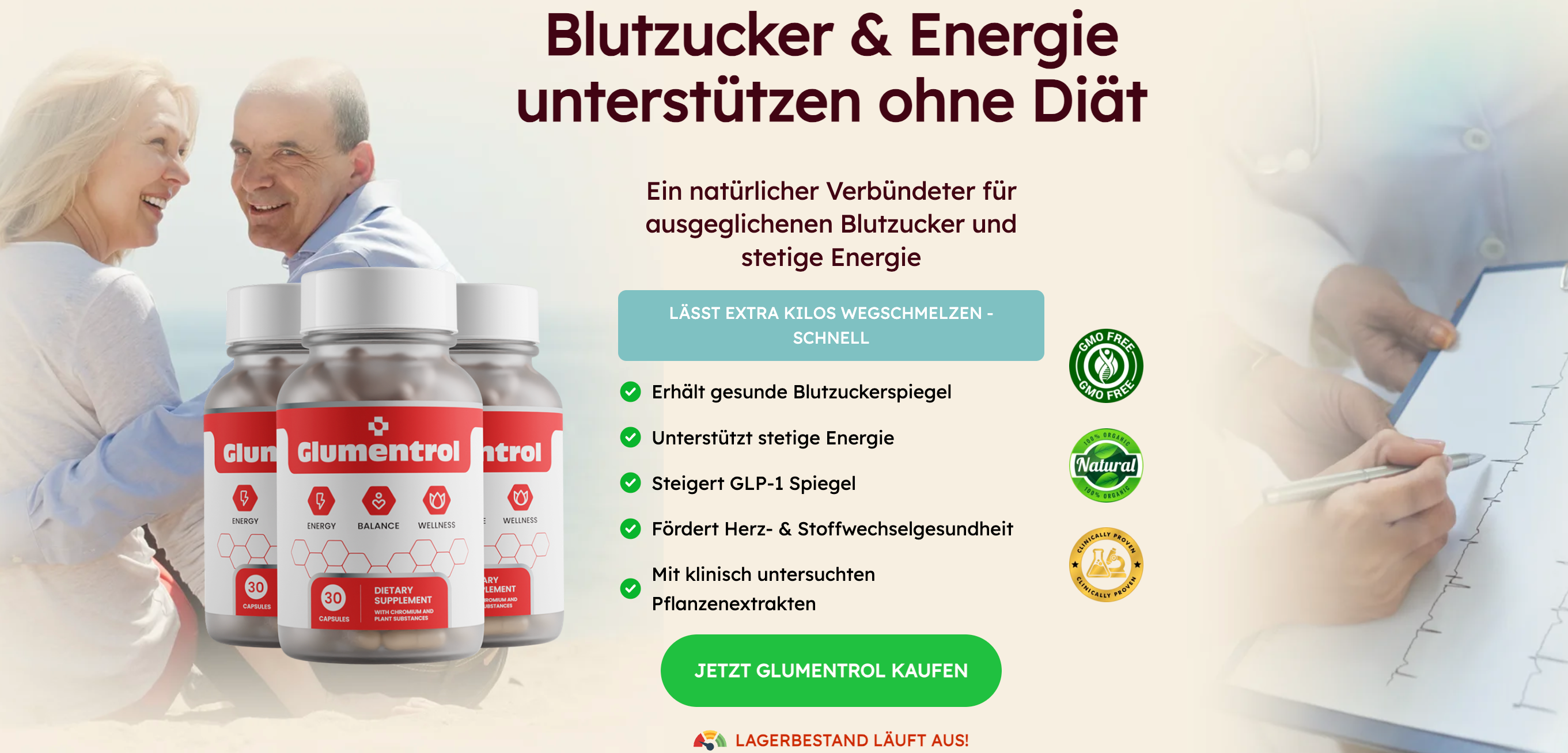 Glumentrol™ DE FR User Guide: Dosage, Effects, and Precautions